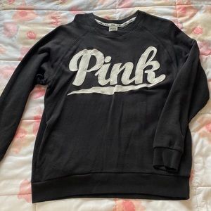 PINK Crewneck with Pockets